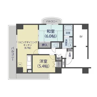 ウインズステージ【2階】の間取り