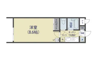 エクセルハイム【106号室】の間取り