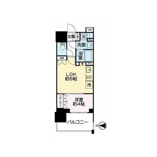 ネベル草加Tiare 【9階】の間取り