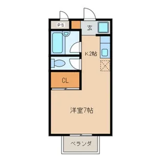 Avenue1番館【2階】の間取り