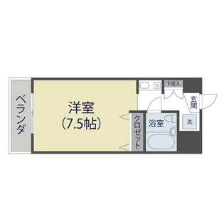 シャルマン高砂Ⅱ【3階】の間取り