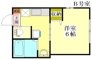 ミルアンドゥ ボヌール【2階】の間取り