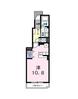 メゾン・ド・ヒロ【1階】の間取り