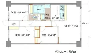 ピエール草加【5階】の間取り