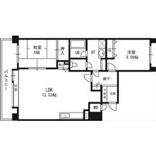 北海道札幌市西区発寒十条11丁目【マンション】の間取り