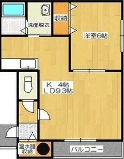 ピュアテラス西宮の沢【3階】の間取り