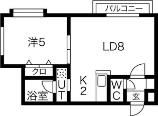 ノヴァ二十四軒【3階】の間取り