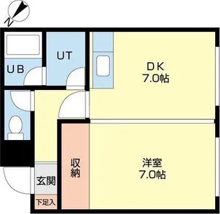 ノースランド発寒Ⅱ【1階】の間取り