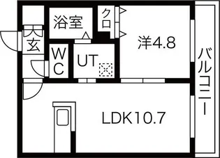 Fons発寒南【3階】の間取り