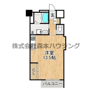 ブランリス古川橋【 302号室】の間取り