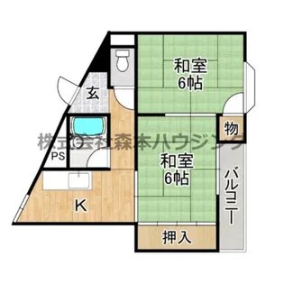 エレガンスシティー【 205号室】の間取り