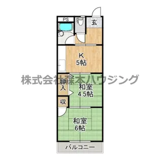 エレガンスシティー【 302号室】の間取り