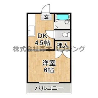 香里園パレスハイツ【 101号室】の間取り