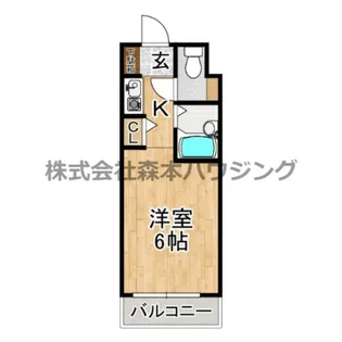 ブルグリンコート香里園【 703号室】の間取り