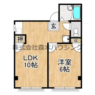 萱島ツインマンション【 401号室】の間取り