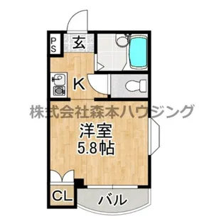 クレセント守口【 204号室】の間取り