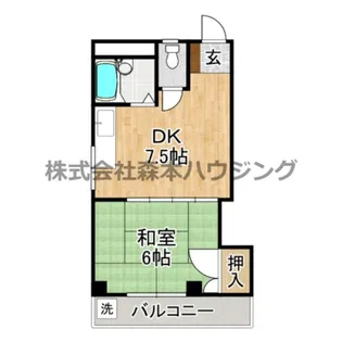 岡田マンション【 202号室】の間取り