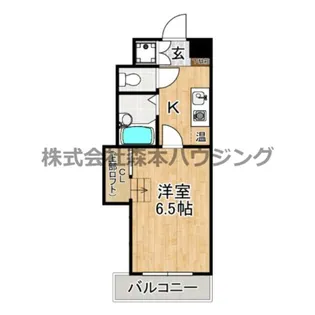 リバーイースト・クレムリン【 705号室】の間取り