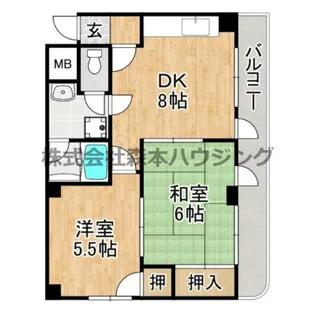 レスターテII【 301号室】の間取り