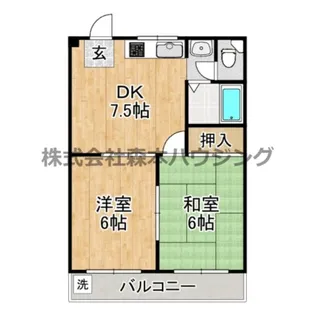 オスカー桜木A【 403号室】の間取り