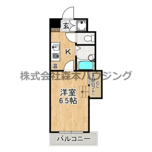 リバーイースト・クレムリン【 506号室】の間取り