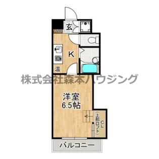 リバーイースト・クレムリン【 203号室】の間取り