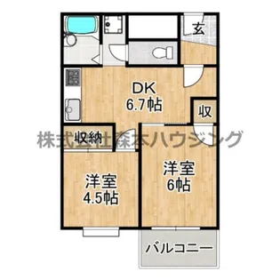 ウエストプラザ【 103号室】の間取り