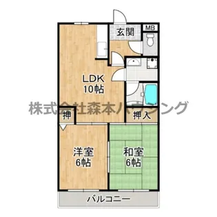 サンライズ・マゼミ【 302号室】の間取り