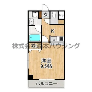 ペイサージュ【 205号室】の間取り