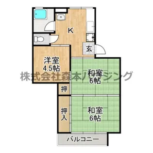 GMビル第三【 602号室】の間取り