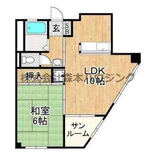 GMビル第三【 503号室】の間取り
