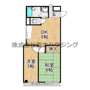 GM殿島町【 301号室】の間取り