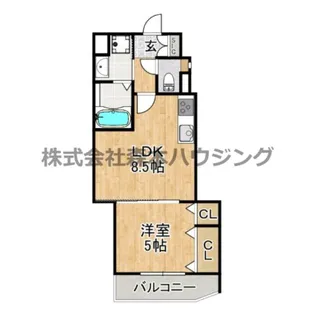 ラモーナ清瀧【 102号室】の間取り