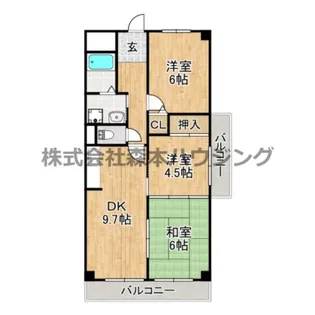 グランデール【 208号室】の間取り