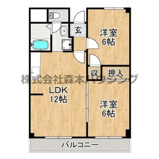 メゾン・ミナミノ【 302号室】の間取り