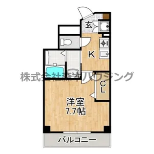 リヴィックスマンション【 506号室】の間取り