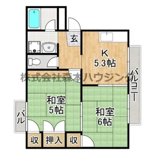 フラット・タームー【 201号室】の間取り