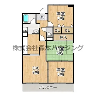 ノースコート【 101号室】の間取り