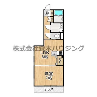 エスパシオ21【 103号室】の間取り