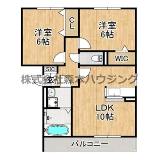 グラシアス【 202号室】の間取り
