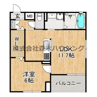 F&P【 101号室】の間取り