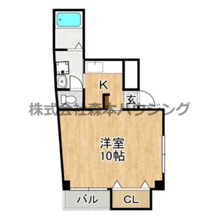 メゾンバニNo.3【 306号室】の間取り