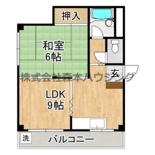 ハイデンス石津【 101号室】の間取り