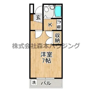 ネオコーポ四條畷【 204号室】の間取り