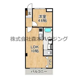 GM藤田町WEST【 305号室】の間取り