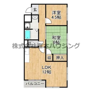 アヴニール1・2番館【 206号室】の間取り