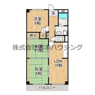 ディアコート昴【 602号室】の間取り