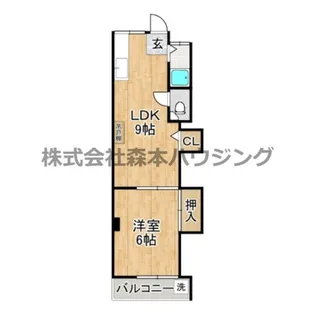 ゆたかマンション【 303号室】の間取り