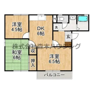 パークアベニュー【 106号室】の間取り