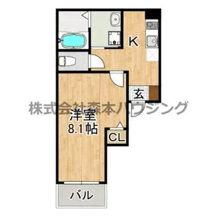 INOVE寝屋川【 203号室】の間取り